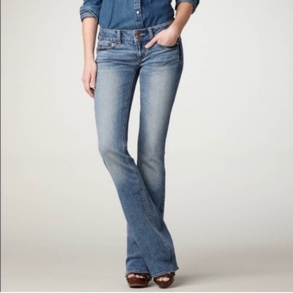 AMERICAN EAGLE Hipster Flare Jeans SZ 10L